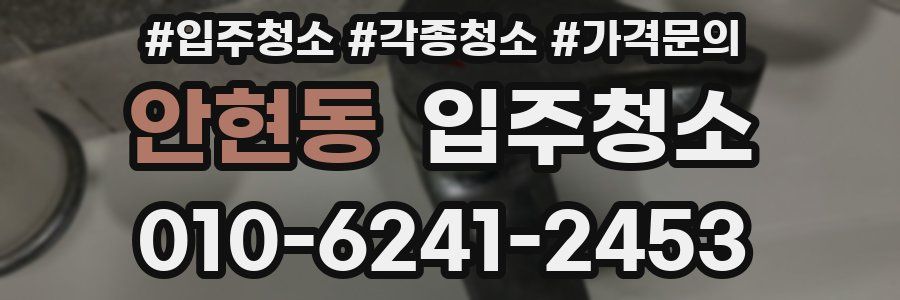 안현동 이사청소