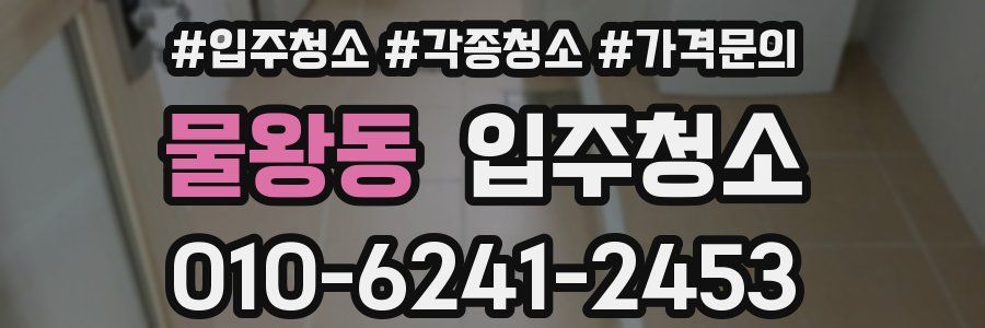 물왕동 이사청소