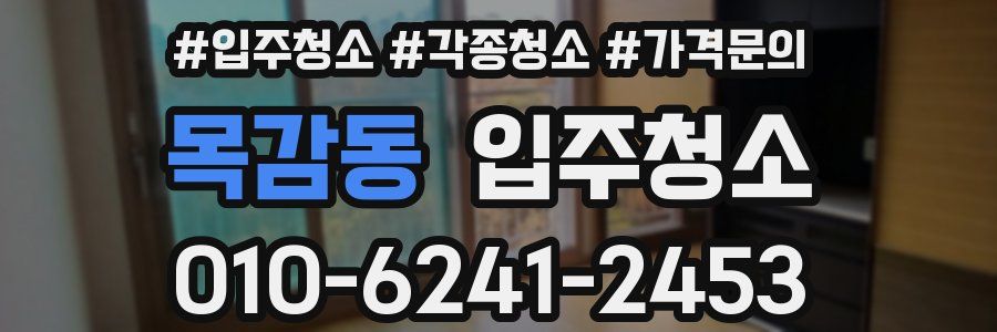 목감동 이사청소