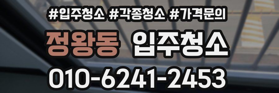 정왕동 이사청소