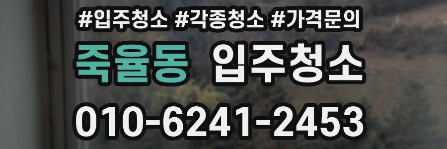 죽율동 이사청소