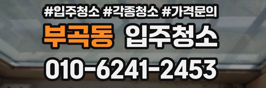 부곡동 이사청소