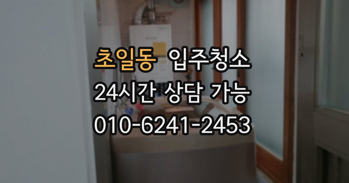 초일동 입주청소