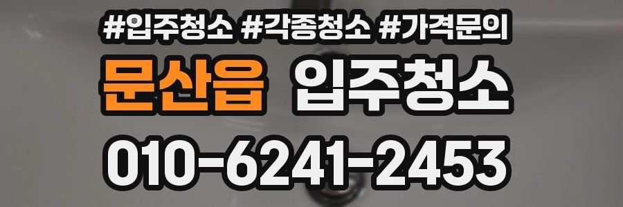 문산읍 이사청소