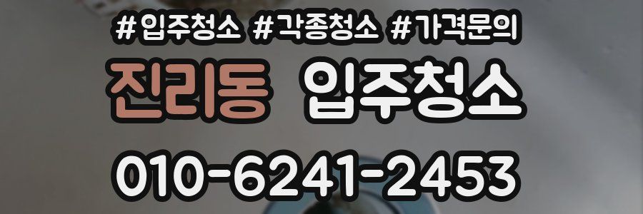 진리동 이사청소