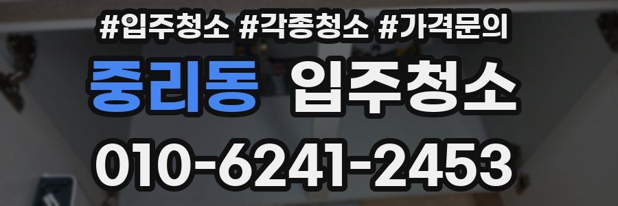 중리동 이사청소