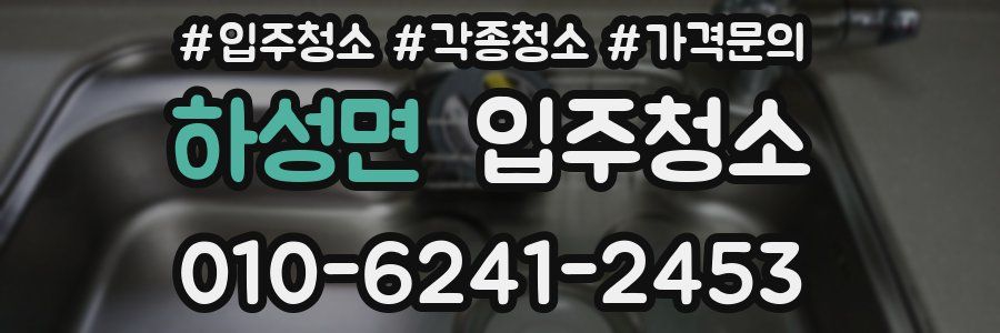 하성면 이사청소