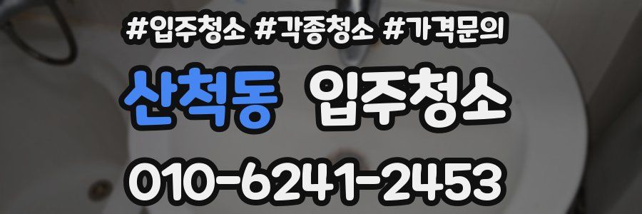 산척동 이사청소