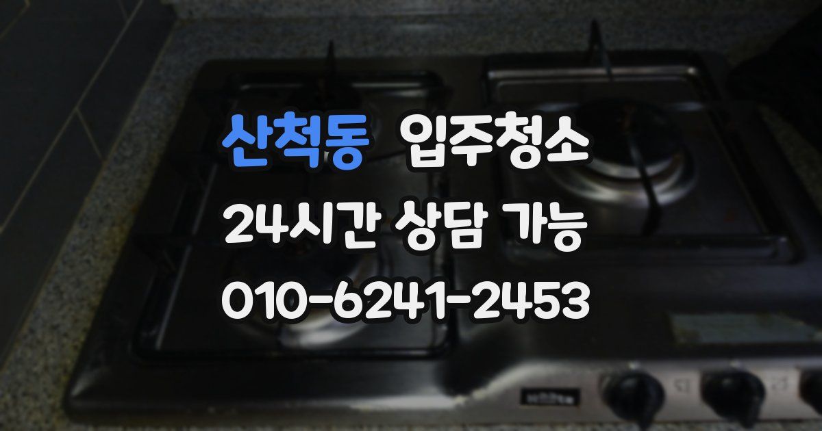 산척동 입주청소