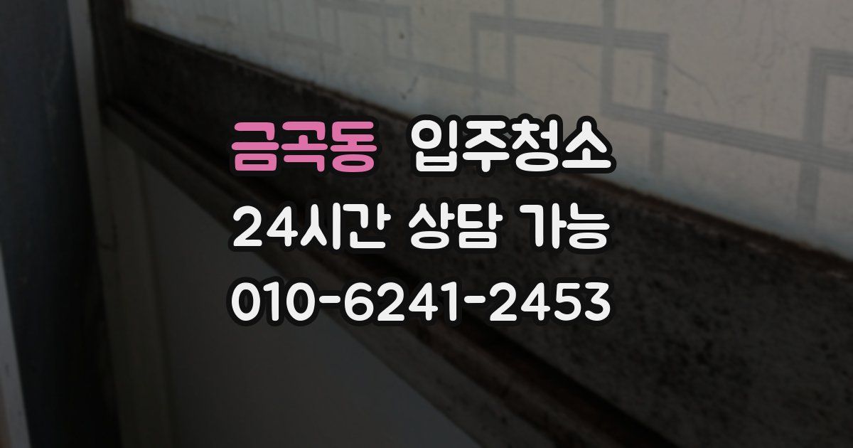 금곡동 입주청소