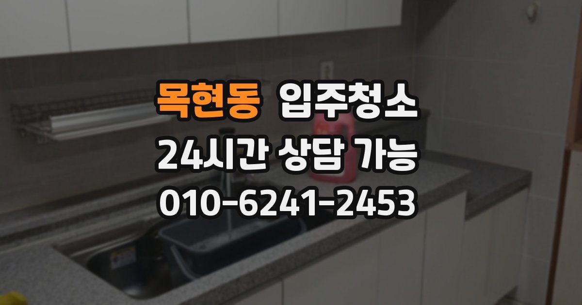 목현동 입주청소