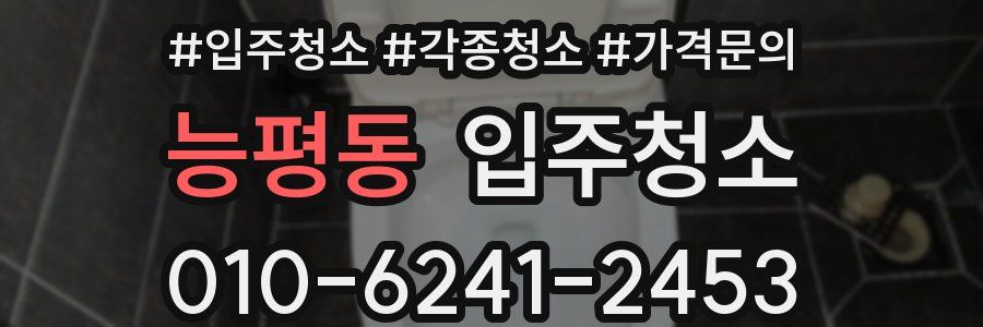 능평동 이사청소