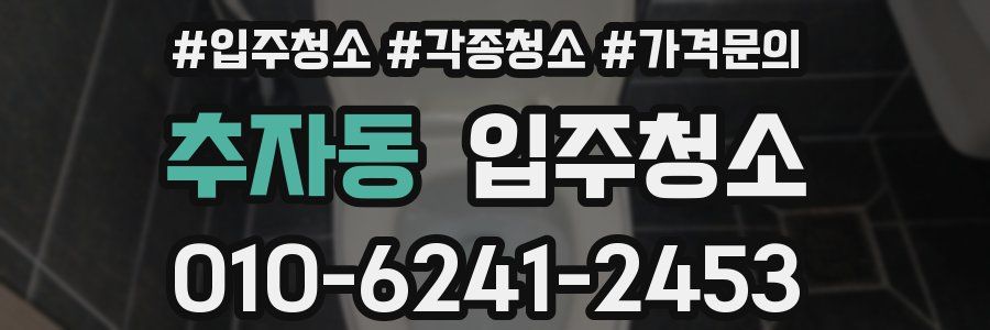 추자동 이사청소