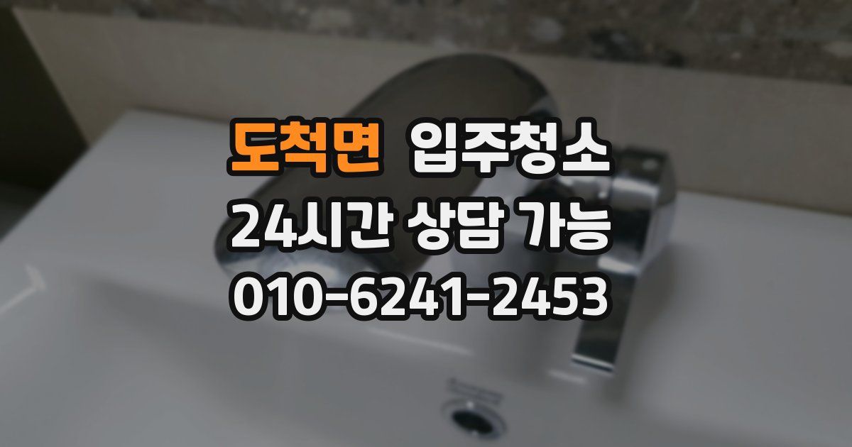 도척면 입주청소