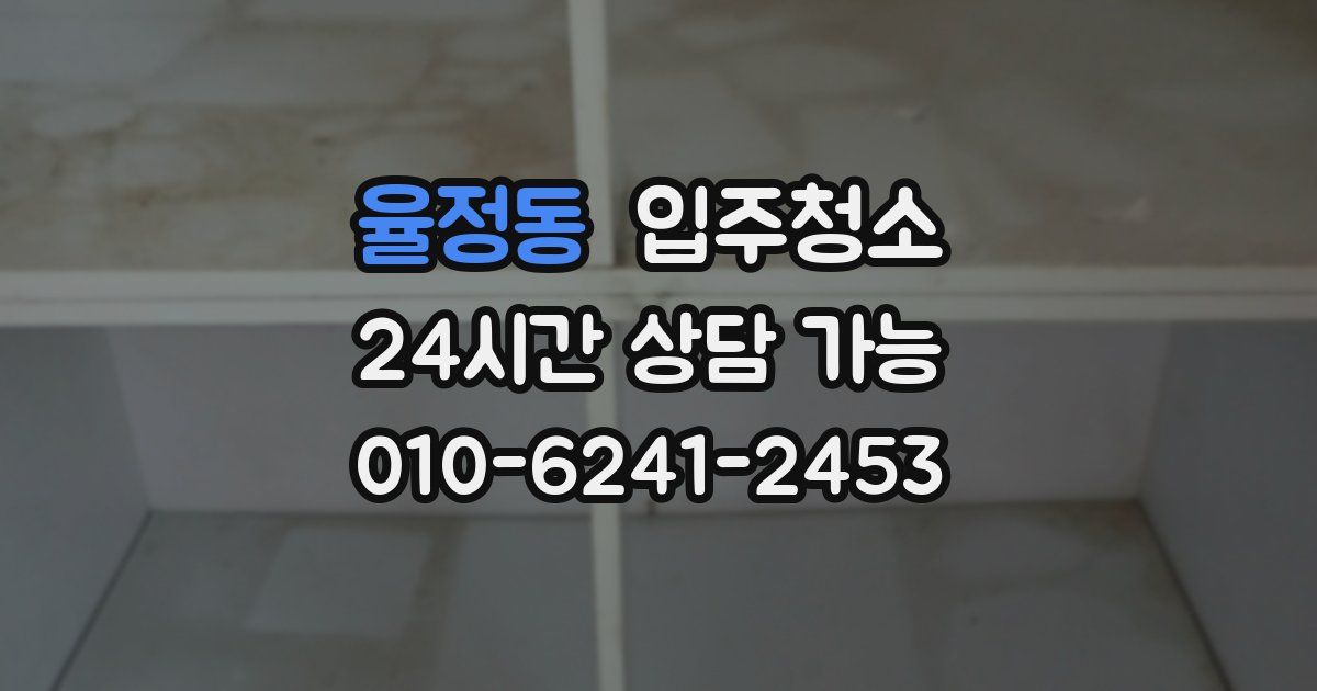 율정동 입주청소