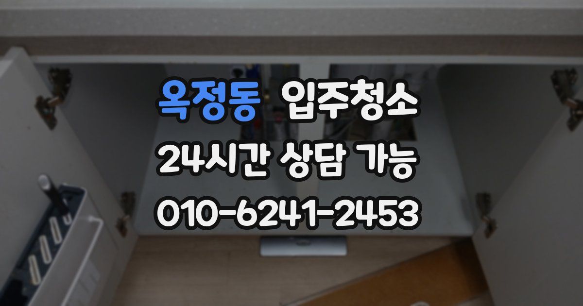 옥정동 입주청소