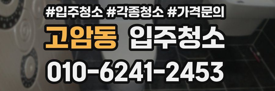 고암동 이사청소