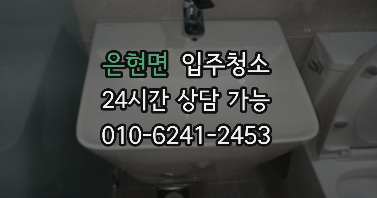 은현면 입주청소