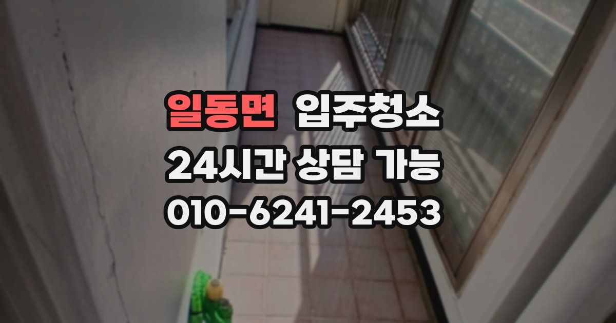 일동면 입주청소