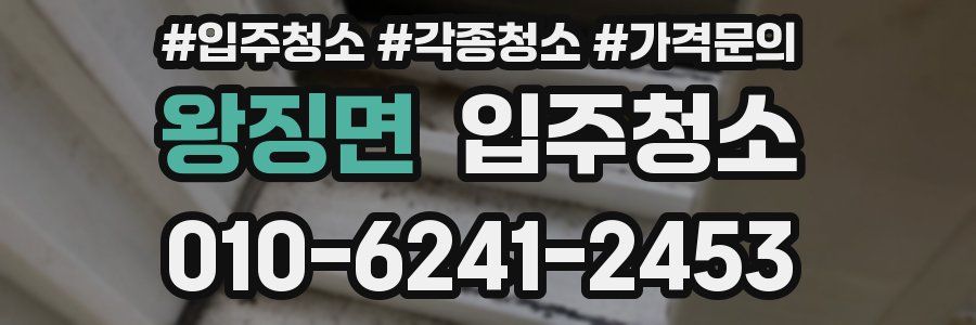 왕징면 이사청소