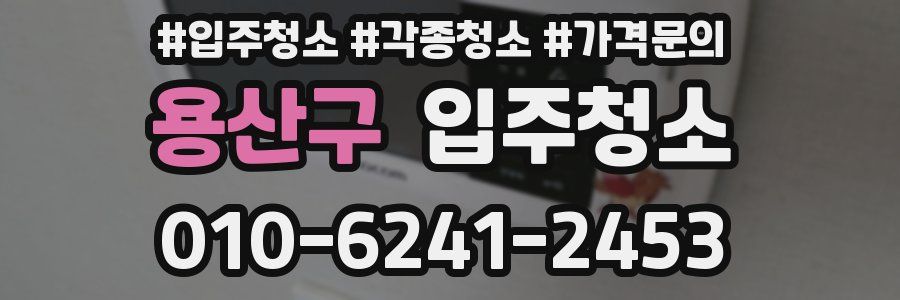 용산구 이사청소