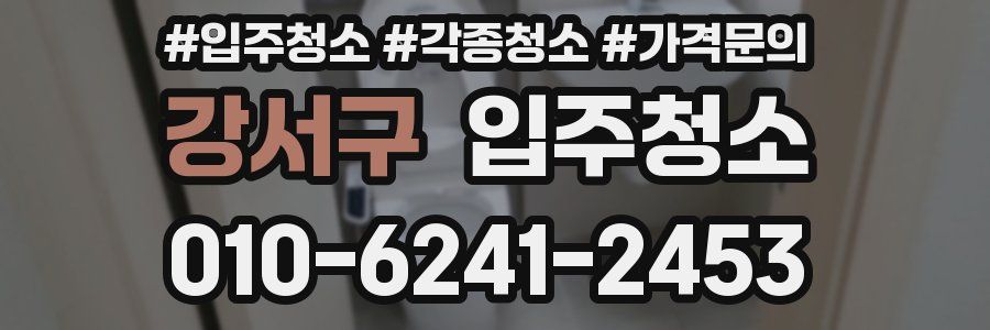 강서구 이사청소