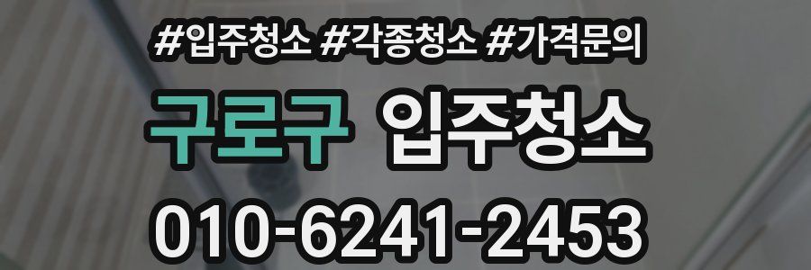 구로구 이사청소