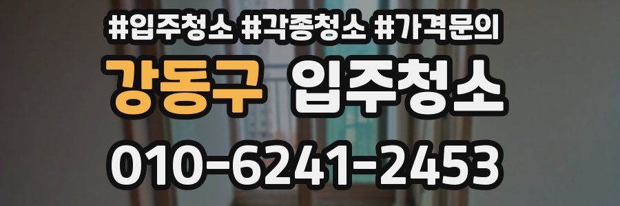 강동구 이사청소