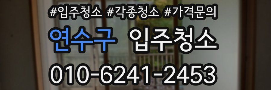 연수구 이사청소