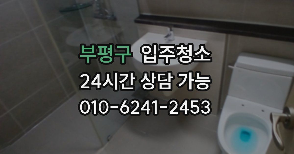 부평구 입주청소