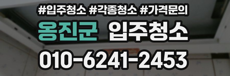 옹진군 이사청소