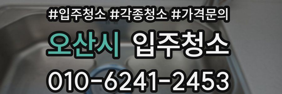 오산시 이사청소