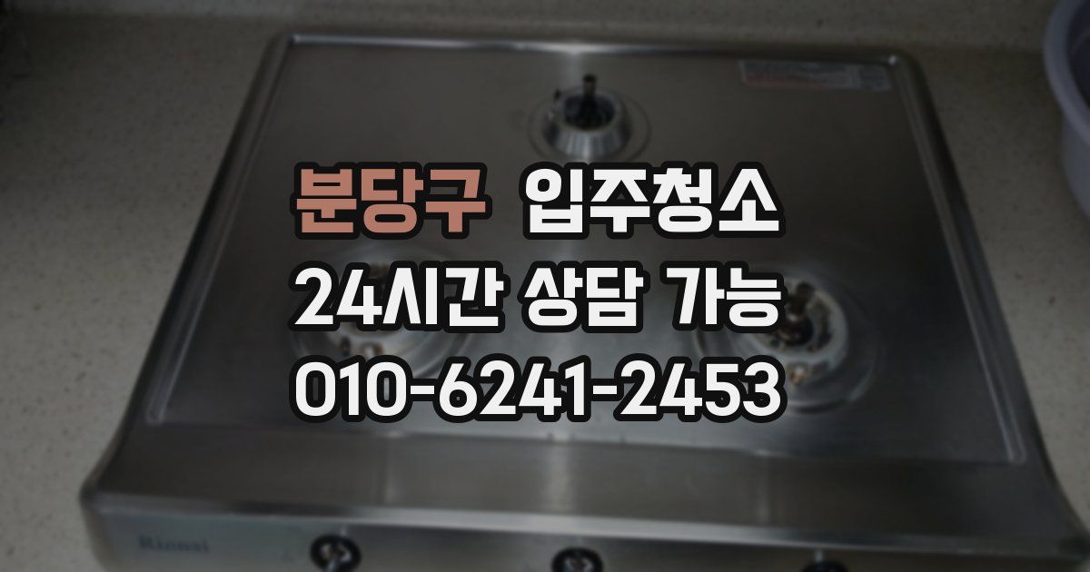 분당구 입주청소