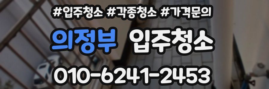 의정부 이사청소