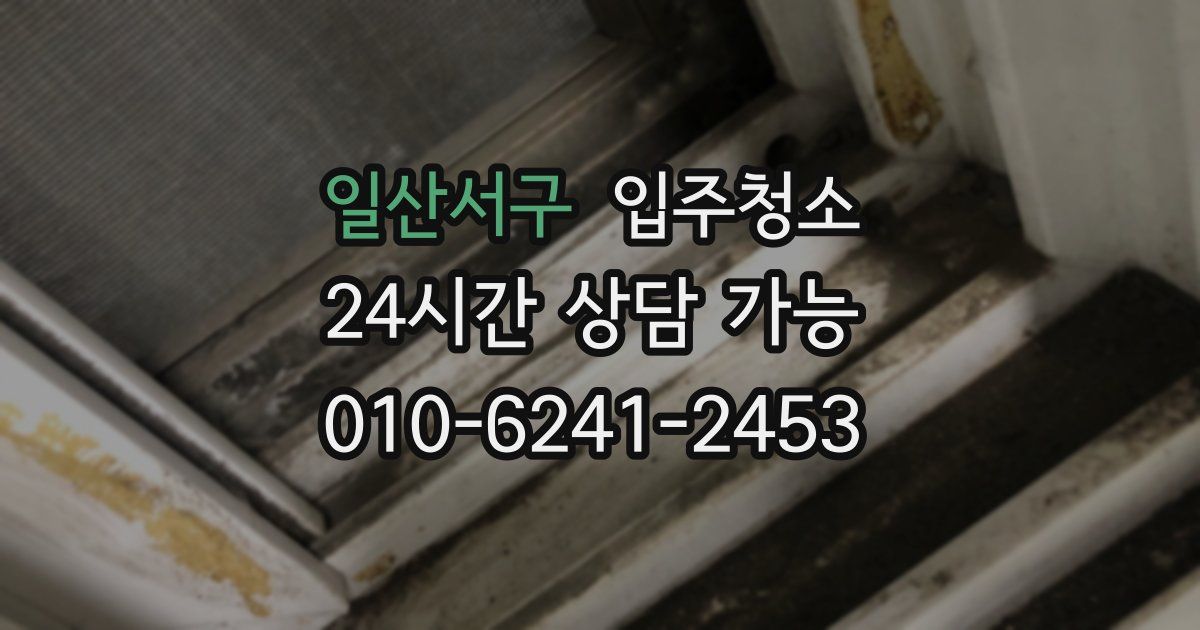 일산서구 입주청소