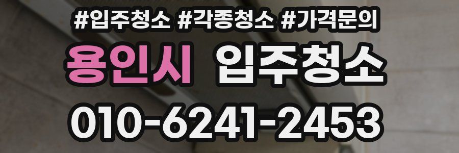 용인시 이사청소