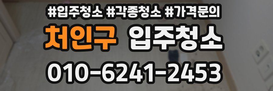 처인구 이사청소
