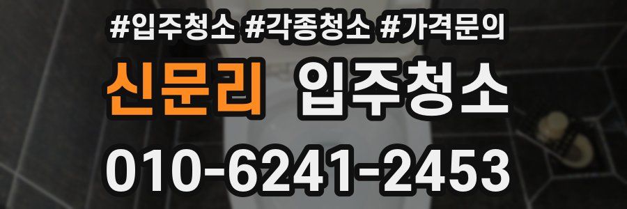 신문리 이사청소