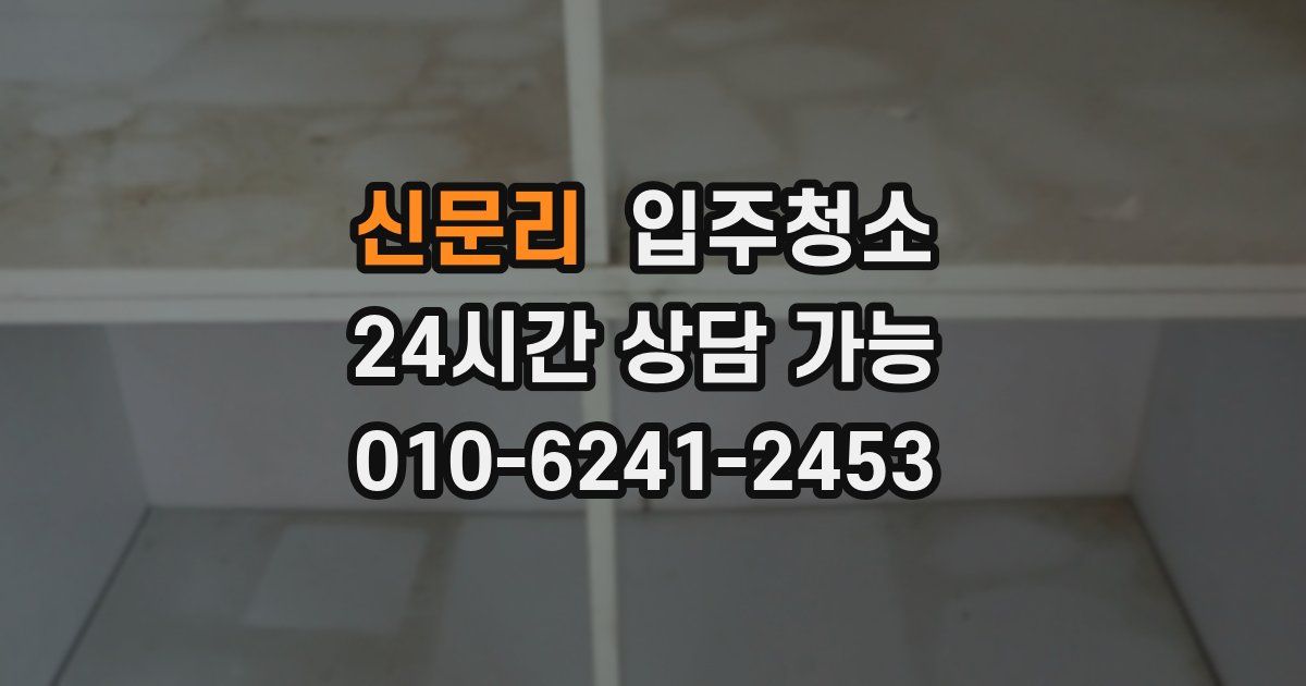 신문리 입주청소