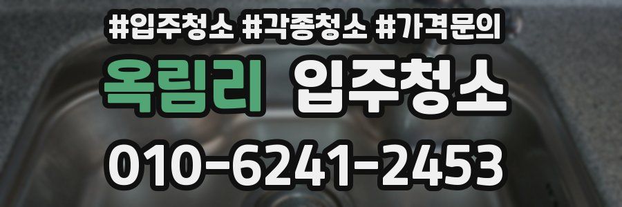 옥림리 이사청소