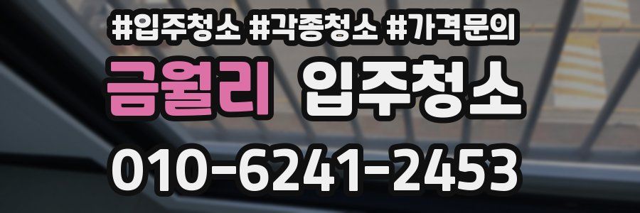 금월리 이사청소