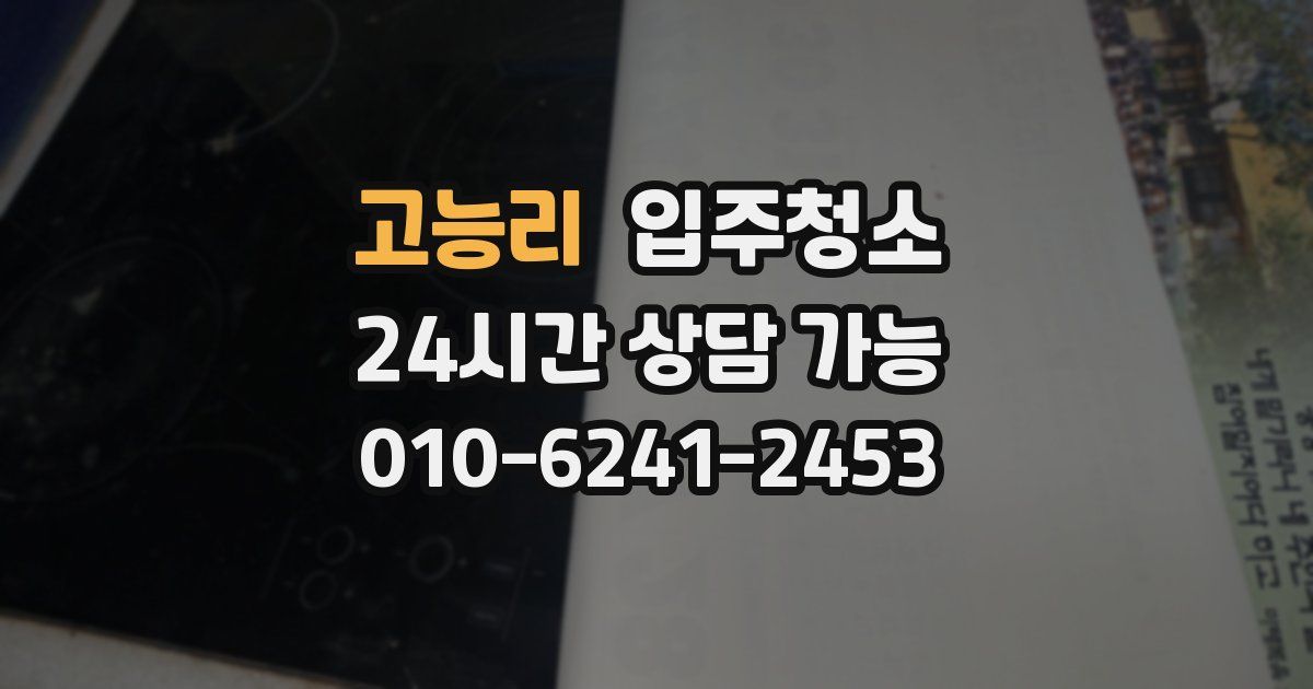 고능리 입주청소