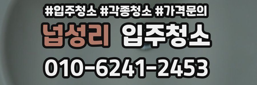 넙성리 이사청소