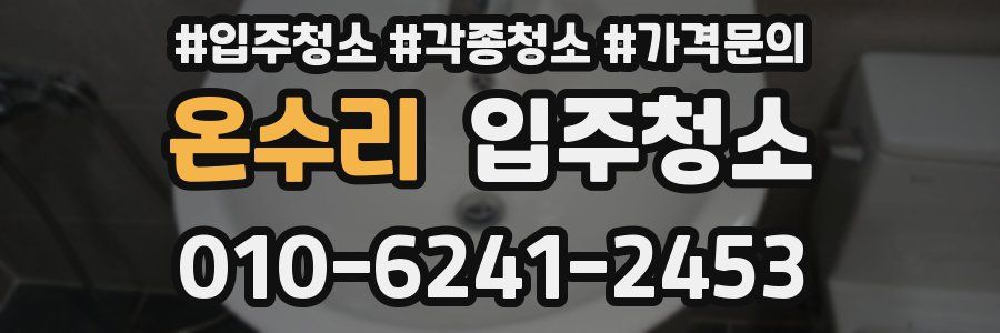 온수리 이사청소