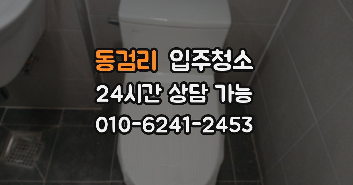 동검리 입주청소