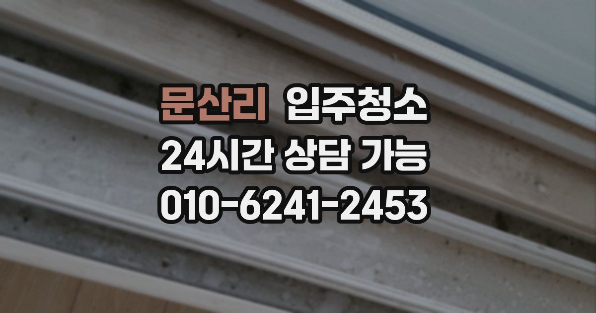 문산리 입주청소