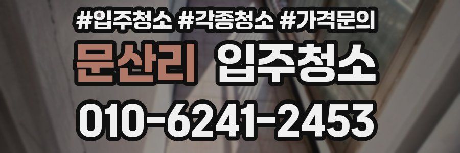 문산리 이사청소