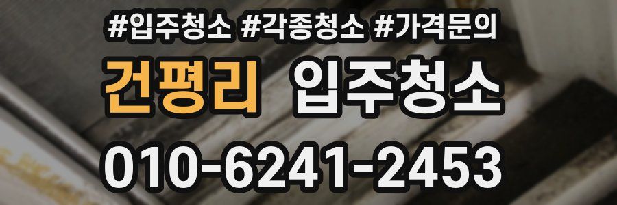 건평리 이사청소