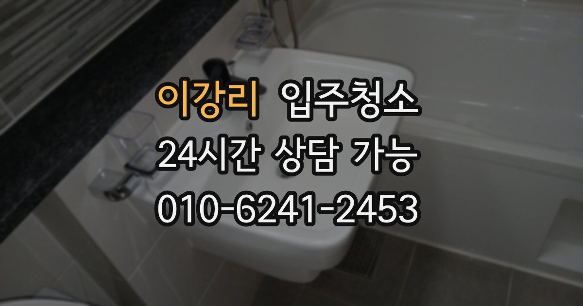 이강리 입주청소