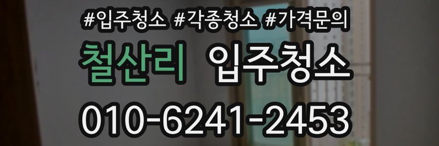 철산리 이사청소